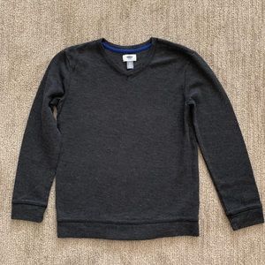 NWOT  Old Navy Boys Grey V Neck Sweater - XL 14-16